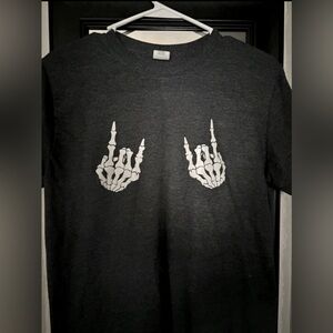 Rock Hands Skeleton Tee
